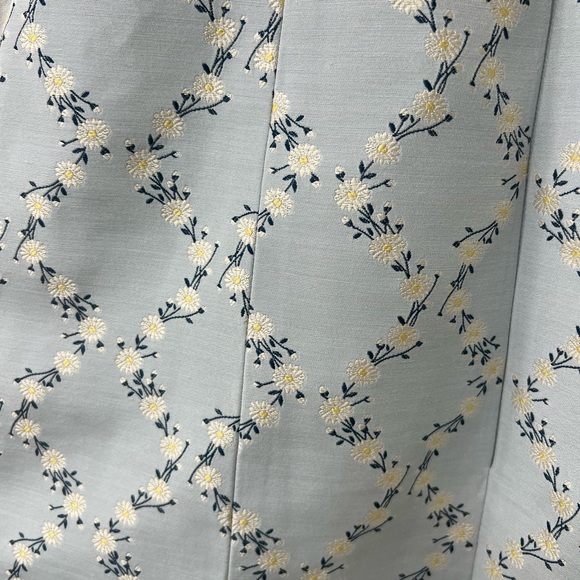 Markarian Edward Corset Blue Floral Print Midi Dress 2 NWT - Picture 5 of 12